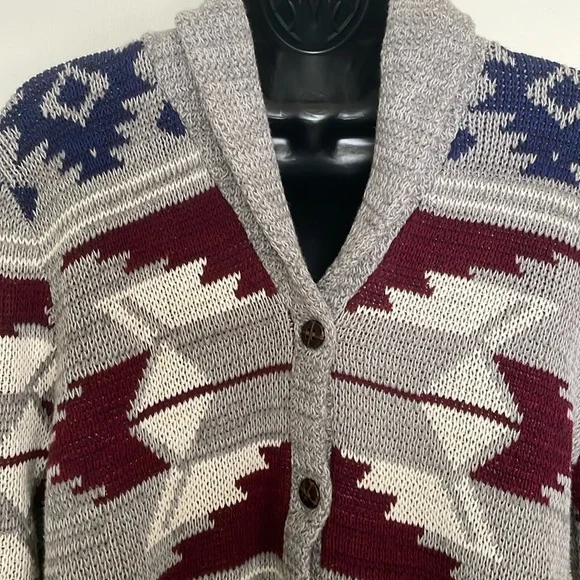 Shawl collar Button-down Sweater - Picture 1 of 11